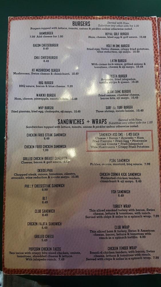 Half-Time Sports Grill Menu image 4